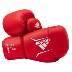 Gants de boxe FFB entraînement SPEED50 Rouge - Adidas