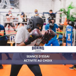 Séance d'essai - Activité au choix - Boxing Center Toulouse